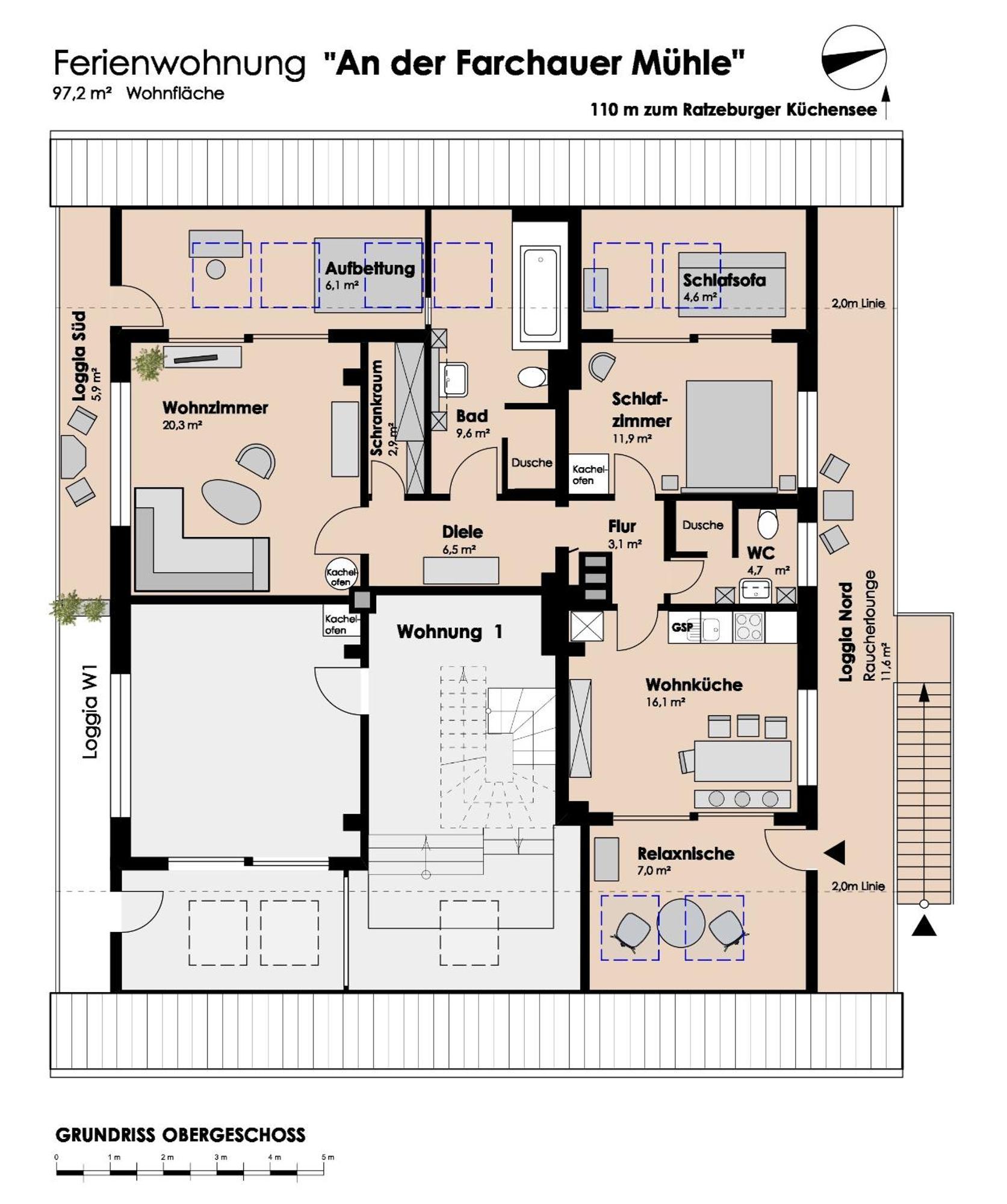 Ferienwohnung An Der Farchauer Muehle Schmilau エクステリア 写真